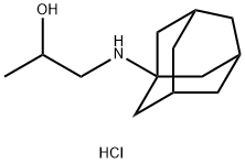 1-(1-ADAMANTYLAMINO)PROPAN-2-OL Hydrochloride Struktur