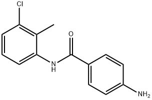 4-AMINO-N-(3-CHLORO-2-METHYLPHENYL)BENZAMIDE Struktur