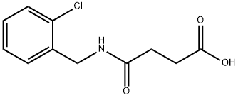 4-[(2-CHLOROBENZYL)AMINO]-4-OXOBUTANOIC ACID Struktur