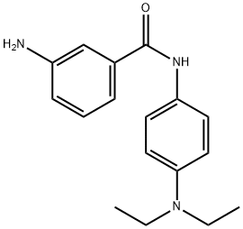 3-AMINO-N-[4-(DIETHYLAMINO)PHENYL]BENZAMIDE Struktur