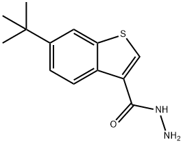 6-TERT-BUTYL-1-BENZOTHIOPHENE-3-CARBOHYDRAZIDE Struktur