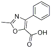 2-methyl-4-phenyl-1,3-oxazole-5-carboxylic acid Struktur