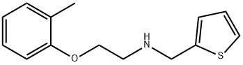 2-(2-Methylphenoxy)-N-(2-thienylmethyl)-1-ethanamine Struktur