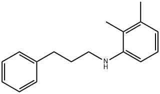 2,3-Dimethyl-N-(3-phenylpropyl)aniline Struktur