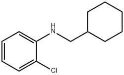 2-Chloro-N-(cyclohexylmethyl)aniline Struktur