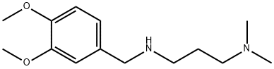 N'-(3,4-Dimethoxybenzyl)-N,N-dimethylpropane-1,3-diamine Struktur