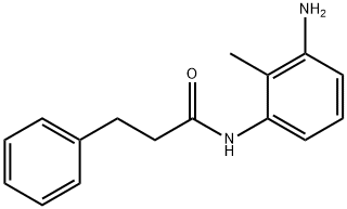 N-(3-Amino-2-methylphenyl)-3-phenylpropanamide Struktur