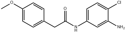 N-(3-Amino-4-chlorophenyl)-2-(4-methoxyphenyl)-acetamide Struktur