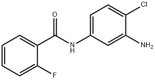 N-(3-Amino-4-chlorophenyl)-2-fluorobenzamide Struktur