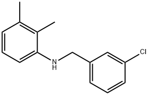 N-(3-Chlorobenzyl)-2,3-dimethylaniline Struktur