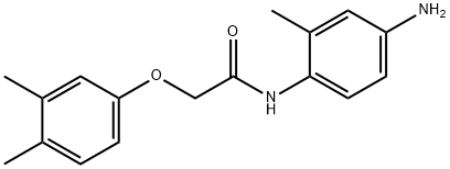 N-(4-Amino-2-methylphenyl)-2-(3,4-dimethylphenoxy)acetamide Struktur