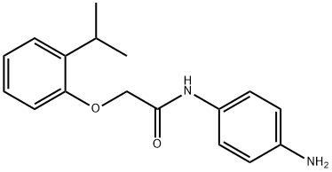 N-(4-Aminophenyl)-2-(2-isopropylphenoxy)acetamide Struktur