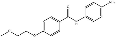 N-(4-Aminophenyl)-4-(2-methoxyethoxy)benzamide Struktur