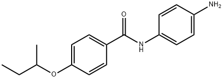 N-(4-Aminophenyl)-4-(sec-butoxy)benzamide Struktur