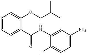 N-(5-Amino-2-fluorophenyl)-2-isobutoxybenzamide Struktur