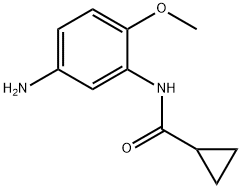 N-(5-Amino-2-methoxyphenyl)cyclopropanecarboxamide Struktur