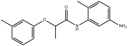 N-(5-Amino-2-methylphenyl)-2-(3-methylphenoxy)-propanamide Struktur