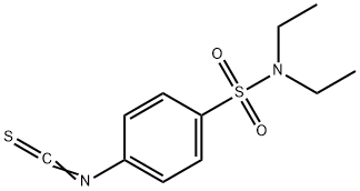 N,N-Diethyl-4-isothiocyanatobenzenesulfonamide Struktur