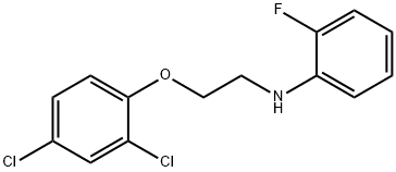 N-[2-(2,4-Dichlorophenoxy)ethyl]-2-fluoroaniline Struktur