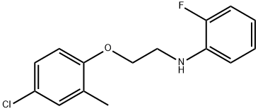 N-[2-(4-Chloro-2-methylphenoxy)ethyl]-2-fluoroaniline Struktur