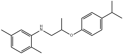 N-[2-(4-Isopropylphenoxy)propyl]-2,5-dimethylaniline Struktur