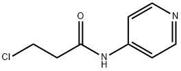 3-chloro-N-pyridin-4-ylpropanamide Struktur