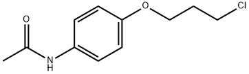 N-[4-(3-chloropropoxy)phenyl]acetamide Struktur