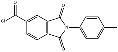 2-(4-methylphenyl)-1,3-dioxoisoindoline-5-carbonyl chloride Struktur