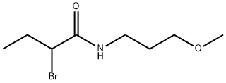 2-bromo-N-(3-methoxypropyl)butanamide Struktur