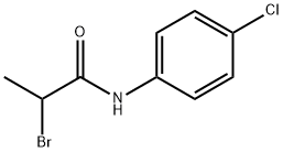 2-bromo-N-(4-chlorophenyl)propanamide Struktur