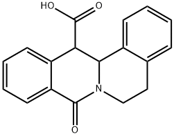 8-oxo-5,8,13,13a-tetrahydro-6H-isoquino[3,2-a]isoquinoline-13-carboxylic acid Struktur