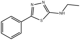 N-ethyl-5-phenyl-1,3,4-thiadiazol-2-amine Struktur