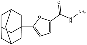 5-(1-adamantyl)-2-furohydrazide Struktur