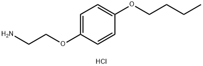 [2-(4-butoxyphenoxy)ethyl]amine hydrochloride Struktur