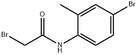 2-bromo-N-(4-bromo-2-methylphenyl)acetamide Struktur