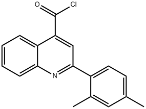 2-(2,4-dimethylphenyl)quinoline-4-carbonyl chloride Struktur