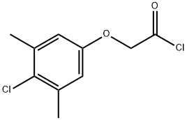 (4-chloro-3,5-dimethylphenoxy)acetyl chloride Struktur