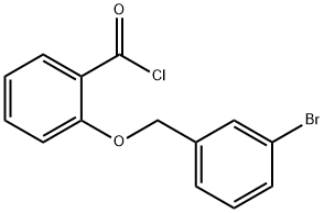 2-[(3-bromobenzyl)oxy]benzoyl chloride Struktur