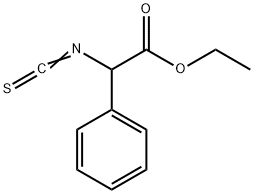 ethyl isothiocyanato(phenyl)acetate Struktur