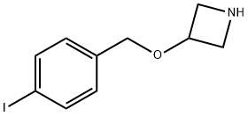 3-[(4-Iodobenzyl)oxy]azetidine Struktur