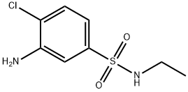 3-Amino-4-chloro-N-ethylbenzenesulfonamide Struktur