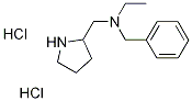 N-Benzyl-N-(2-pyrrolidinylmethyl)-1-ethanaminedihydrochloride Struktur