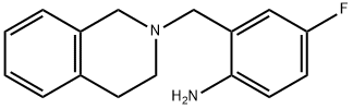 2-[3,4-Dihydro-2(1H)-isoquinolinylmethyl]-4-fluoroaniline Struktur