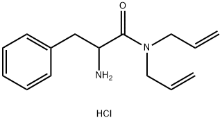 N,N-Diallyl-2-amino-3-phenylpropanamidehydrochloride Struktur