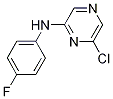 6-Chloro-N-(4-fluorophenyl)-2-pyrazinamine Struktur