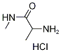 2-Amino-N-methylpropanamide hydrochloride Struktur