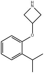 3-(2-Isopropylphenoxy)azetidine Struktur