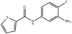 N-(3-Amino-4-fluorophenyl)-2-thiophenecarboxamide Struktur