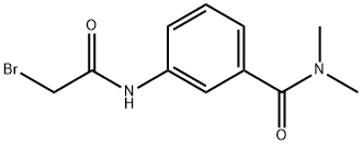 3-[(2-Bromoacetyl)amino]-N,N-dimethylbenzamide Struktur