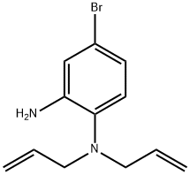 N-1,N-1-Diallyl-4-bromo-1,2-benzenediamine Struktur